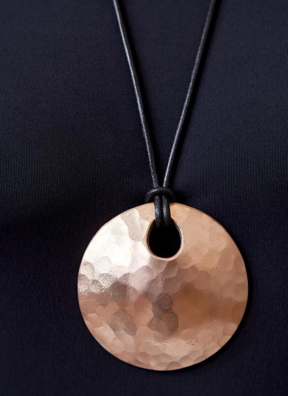 Medium Bronze Sun Pendant 